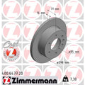 Mercedes Sprinter Rear Brake Rotor – Zimmermann OEM | NCV3 2500/3500 SRW | #9064230012 (2007–2018)